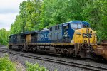 CSX 415 trails on I022 (Syracuse to Worcester)